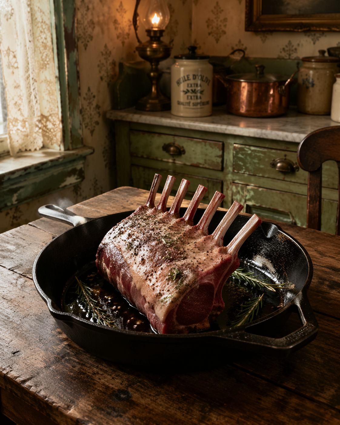 Cordero Rack Francés/ Lamb French rack