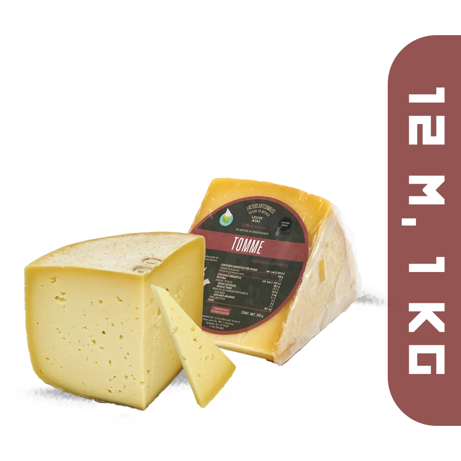 Queso Tomme 12 Meses Kg